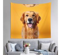 WZYCWB Arazzo stampato Golden Retriever, perfetto per il soggiorno o la camera da letto, migliora lo stile della tua casa