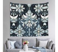 WZYCWB Arazzo vintage con motivo a forme di cristallo, perfetto per il soggiorno o la camera da letto, crea una casa calda e invitante