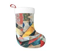 WZYCWB Art Origami Prints calze natalizie, appese al caminetto, sono perfette per contenere regali e dolci.