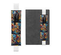 WZYCWB Astucci multicolori a righe Diario, portapenne in PVC e portapenne con elastici e segnalibri sono le migliori scelte regalo.