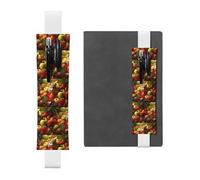 WZYCWB Astucci per matite con diario di criceto e frutta, portapenne in PVC e portapenne con elastici e segnalibri sono le migliori scelte regalo.