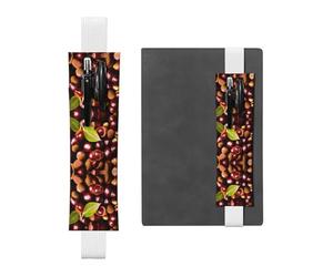 WZYCWB Astucci per matite Diario con castagne fresche, portapenne in PVC e portapenne con elastici e segnalibri sono le migliori scelte regalo.