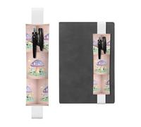 WZYCWB Astuccio a forma di fungo del fumetto, portapenne in PVC e portapenne con elastici e segnalibri sono le migliori scelte regalo.