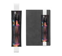 WZYCWB Astuccio colorato arcobaleno pioggia Diario, portapenne in PVC e portapenne con elastici e segnalibri sono le migliori scelte regalo.