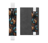 WZYCWB Astuccio per matite con motivo a squame di pesce, portapenne in PVC e portapenne con elastici e segnalibri sono le migliori scelte regalo.