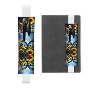 WZYCWB Astuccio per matite Sunflower Blue Butterfly Diary, portapenne in PVC e portapenne con elastici e segnalibri sono le migliori scelte regalo.