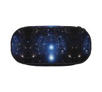 WZYCWB Astuccio portamatite di grande capacità, con cielo stellato, multifunzione, portatile e resistente, per ufficio e scuola, Nero , Taglia unica, Beauty Case