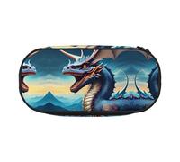 WZYCWB Astuccio portamatite di grande capacità, multifunzione, portatile e resistente, per ufficio e scuola, Nero , Taglia unica, Beauty Case