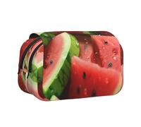 WZYCWB Astuccio portatile a forma di anguria con gocce, ideale per organizzare penne in ufficio o riporre pennelli da trucco