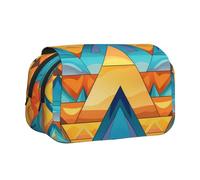 WZYCWB Astuccio portatile a forma di puzzle triangolare, ideale per organizzare penne in ufficio o riporre pennelli da trucco