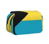 WZYCWB Astuccio portatile con bandiera delle Bahamas, ideale per organizzare penne in ufficio o riporre pennelli da trucco