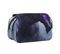 WZYCWB Astuccio portatile con drago, ideale per organizzare penne in ufficio o riporre pennelli da trucco