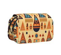 WZYCWB Astuccio portatile con simbolo della torre triangolare, ideale per organizzare penne in ufficio o riporre pennelli da trucco