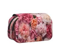 WZYCWB Astuccio portatile con vari fiori, ideale per organizzare penne in ufficio o riporre pennelli da trucco