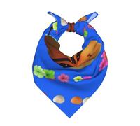 WZYCWB Bandana con stampa a pera gialla con smiley, sciarpa quadrata per uomo e donna, leggera, accessorio per tutte le occasioni