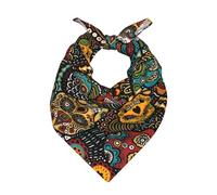 WZYCWB Bandana stampata con teschio di zucchero, sciarpa quadrata per uomo e donna, leggera, accessorio per tutte le occasioni