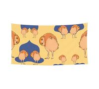 WZYCWB Bandiera da appendere con gufo storto, decorazione per feste, 70 x 35, per interni ed esterni