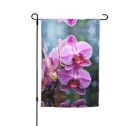 WZYCWB Bandiera da giardino 30,5 x 45,7 cm, bandiera decorativa da giardino, patio, balcone, cortile, prato, motivo floreale nazionale malese