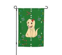 WZYCWB Bandiera da giardino 30,5 x 45,7 cm, bandiera decorativa da giardino, patio, balcone, cortile, prato, motivo cane cartone animato su erba