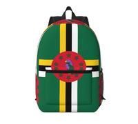 WZYCWB Bandiera del Commonwealth della Dominica Zaino multi-tasca stampato - leggero e resistente per lavoro, viaggi d'affari e sport all'aria aperta