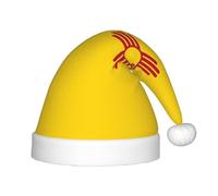 WZYCWB Bandiera del New Mexico Patterns Fun Christmas Party Hat Class Party Activity Holiday Christmas Decoration Hat