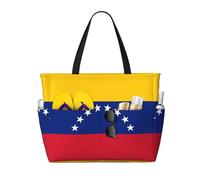 WZYCWB Bandiera del Venezuela Borsa da viaggio stampata per nuoto e fitness/supermercato shopping/vacanza al mare