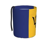 WZYCWB Bandiera delle Barbados Cestino da appendere per auto, cestino pieghevole per auto, accessori per auto, adatto per viaggi, SUV, camion, berlina