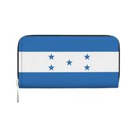 WZYCWB Bandiera delle Isole Cayman Pochette in pelle portafogli con cerniera e porta carte sono perfetti per i viaggi o l'uso quotidiano, Bandiera dell'Honduras, Taglia unica