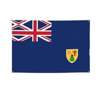 WZYCWB Bandiera delle Isole Turks e Caicos Festone per compleanni, canti natalizi, lauree e anniversari.