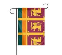 WZYCWB Bandiera dello Sri Lanka bandiere decorative da giardino stampate, piccole bandiere impermeabili per esterni, decorazione di atmosfera festiva