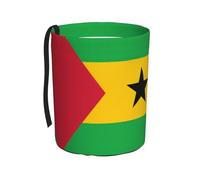 WZYCWB Bandiera di Sao Tomé e Principe da appendere per auto La pattumiera è adatta a molti tipi di auto. È pratico e conveniente, ed è semplicemente il partner perfetto per la guida.