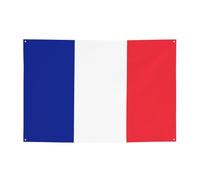 WZYCWB Bandiera francese Striscione per feste per compleanni, canti natalizi, lauree e anniversari.