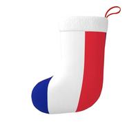 WZYCWB Bandiera francese Vacanze calzini decorativi 17,7 pollici calzini di stoccaggio