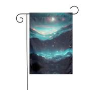 WZYCWB Bandiere da giardino con stelle di fantascienza, 30,5 x 45,7 cm, bandiere decorative da appendere