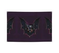 WZYCWB Banner Black Ghost Bat Party per compleanni, canti natalizi, lauree e anniversari.