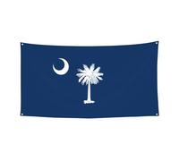 WZYCWB Banner per feste con bandiera della Carolina del Sud adatto per feste di compleanno o decorazioni di vacanza