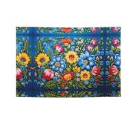 WZYCWB Banner per feste con motivi floreali vivaci per compleanni, canti natalizi, lauree e anniversari.