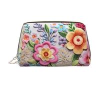 WZYCWB Beauty case in pelle con motivo a insetti, perfetta per il trasporto o l'organizzazione della casa, Se fiorisce presto., Taglia unica