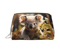 WZYCWB Beauty case in pelle con motivo giraffa madre e bambino, perfetta per portare a mano o organizzare la casa, Pianta di koala carina, Taglia unica