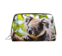 WZYCWB Beauty case in pelle con stampa di cactus, elegante e portatile, Un piccolo koala, Taglia unica
