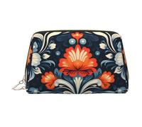 WZYCWB Beauty case vintage in pelle stampata con forme di cristallo, elegante e portatile, Tatuaggi Decorativi Vintage, Taglia unica