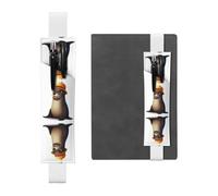 WZYCWB Beaver - Portapenne in pelle con cappello, segnalibro regolabile, perfetto per il rientro a scuola come regalo di Natale