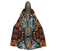 WZYCWB Bel modello simmetrico con mantello a sfera, abito da mago esteso per adulti, costume in maschera, abito da festa a tema carnevale