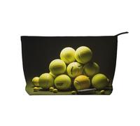 WZYCWB Bella borsa per cosmetici con stampa di cactus, perfetta per viaggi di lavoro e viaggi., Diagramma Tennis, Taglia unica