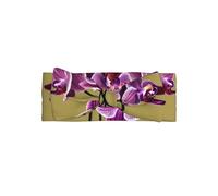 WZYCWB Bella fascia per capelli con orchidee, accessorio elastico per capelli per bambini, 0-6 mesi, fiocchi per capelli per neonati, neonati e bambini