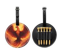 WZYCWB Bella Phoenix speciale stampato Golf tee Storage Bag - Design portatile appeso fibbia