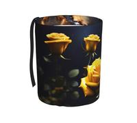 WZYCWB Bella rosa gialla appeso auto cestino della spazzatura è adatto a molti tipi di auto. È pratico e conveniente, ed è semplicemente il partner perfetto per la guida.