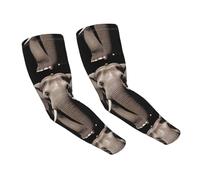 WZYCWB Bellissime maniche di protezione solare a forma di elefante, adatte per tutte le stagioni, adatte per golf, ciclismo, pesca, giardinaggio, ecc.