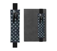 WZYCWB Bellissimo portapenne in PVC con stampa camelia e astuccio creativo con fascia elastica antiscivolo