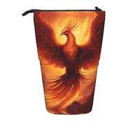 WZYCWB Bellissimo portapenne retrattile con stampa fenice, adatto per l'uso come semplice borsa per cosmetici, portafoglio, ecc.